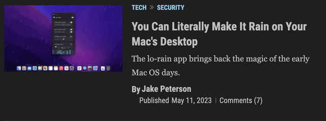 Lifehacker testimonial